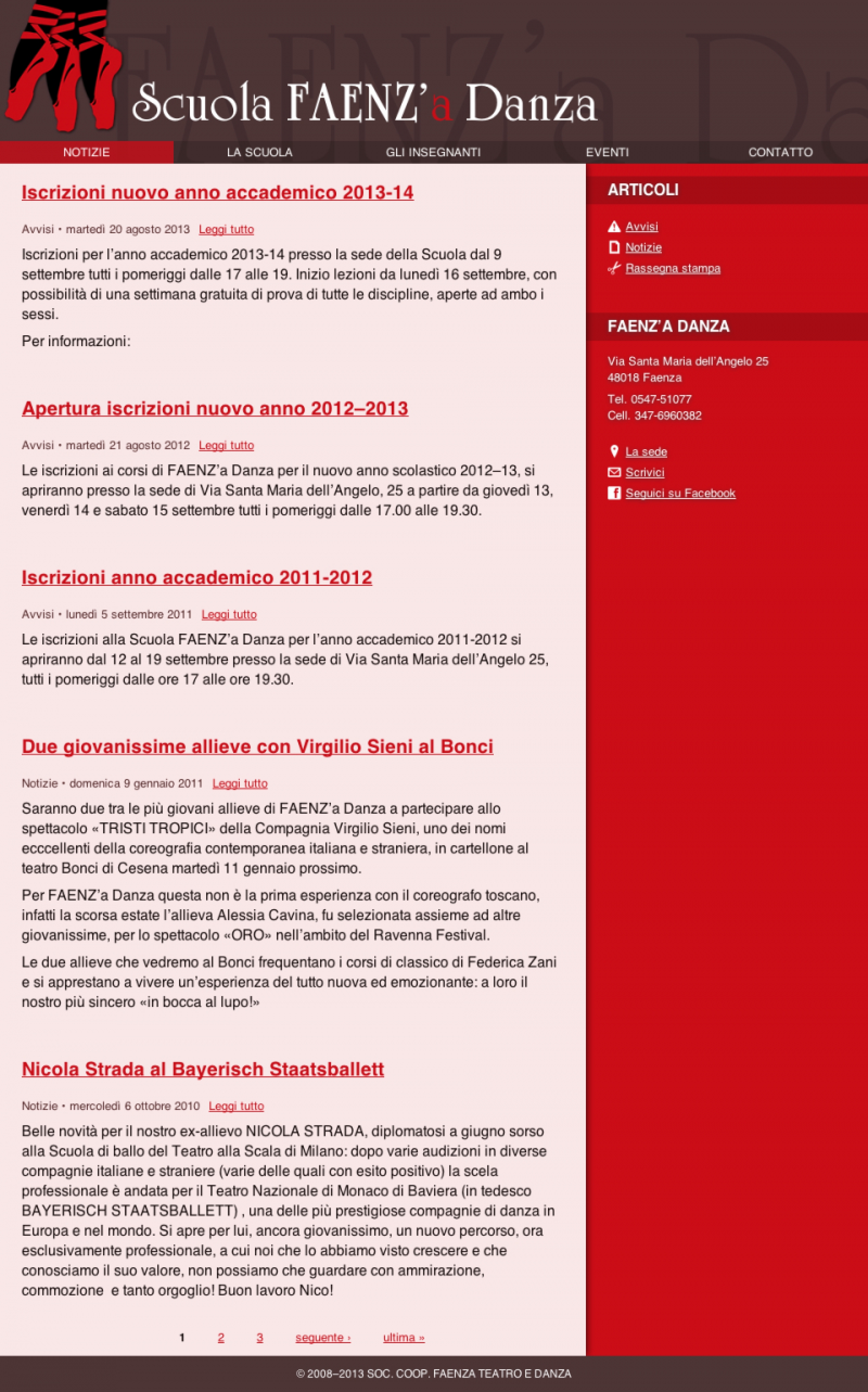 Faenz'a Danza (home page)